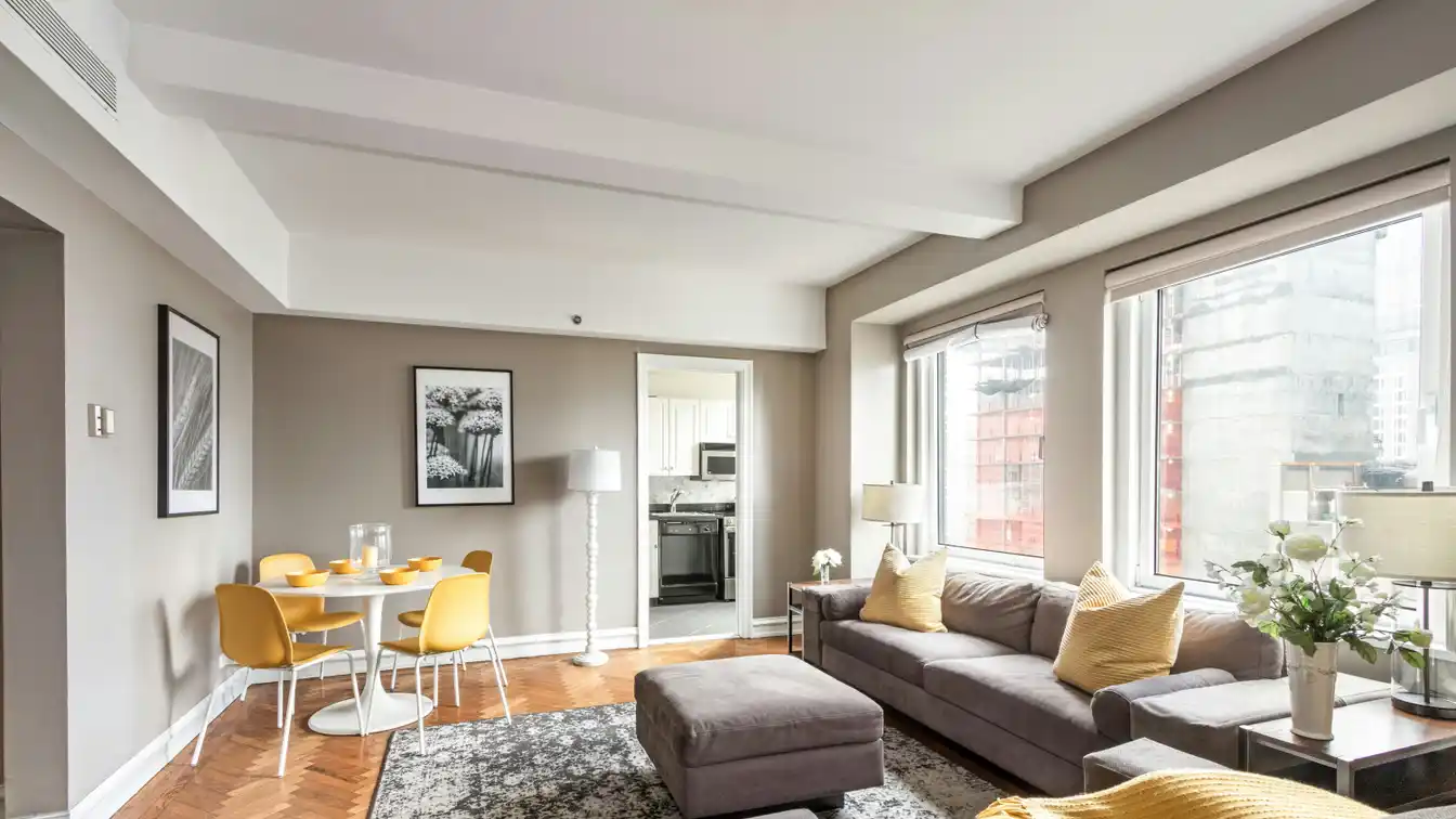 Open Concept One Bedroom in the Essex House
