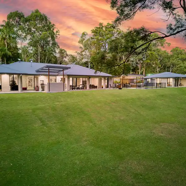 THOUGHTFULLY DESIGNED ESTATE ON 7.4 SECLUDED ACRES