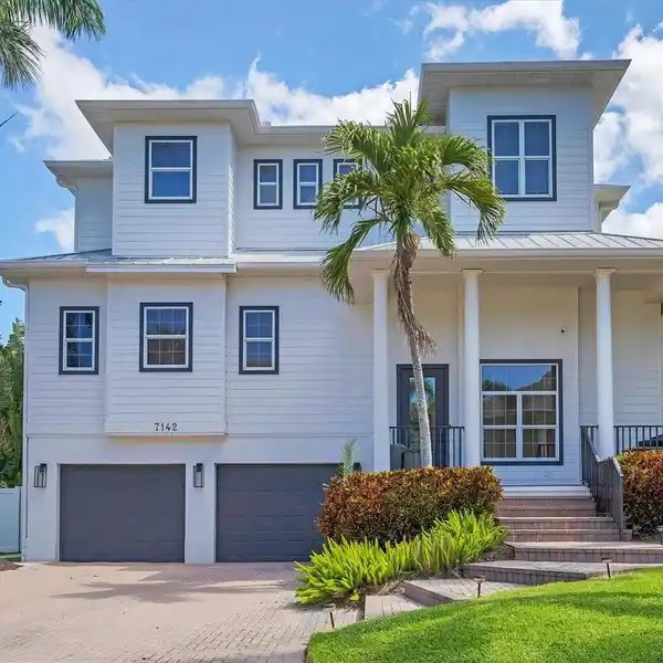 KEY WEST-STYLE CUSTOM-BUILT WATERFRONT HOME
