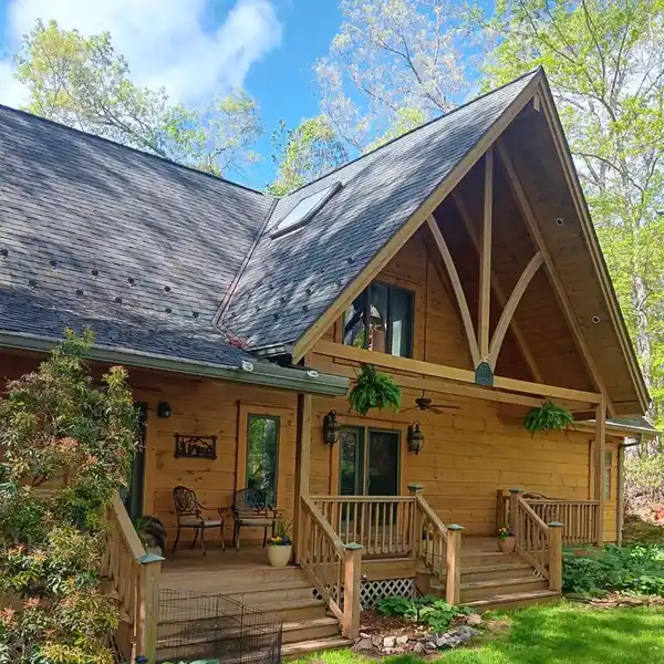 BEAUTIFUL LOG HOME ON 23 ACRES
