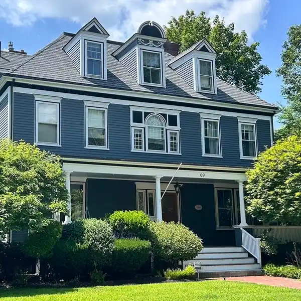 LOVELY COLONIAL REVIVAL ATOP WEST NEWTON HILL
