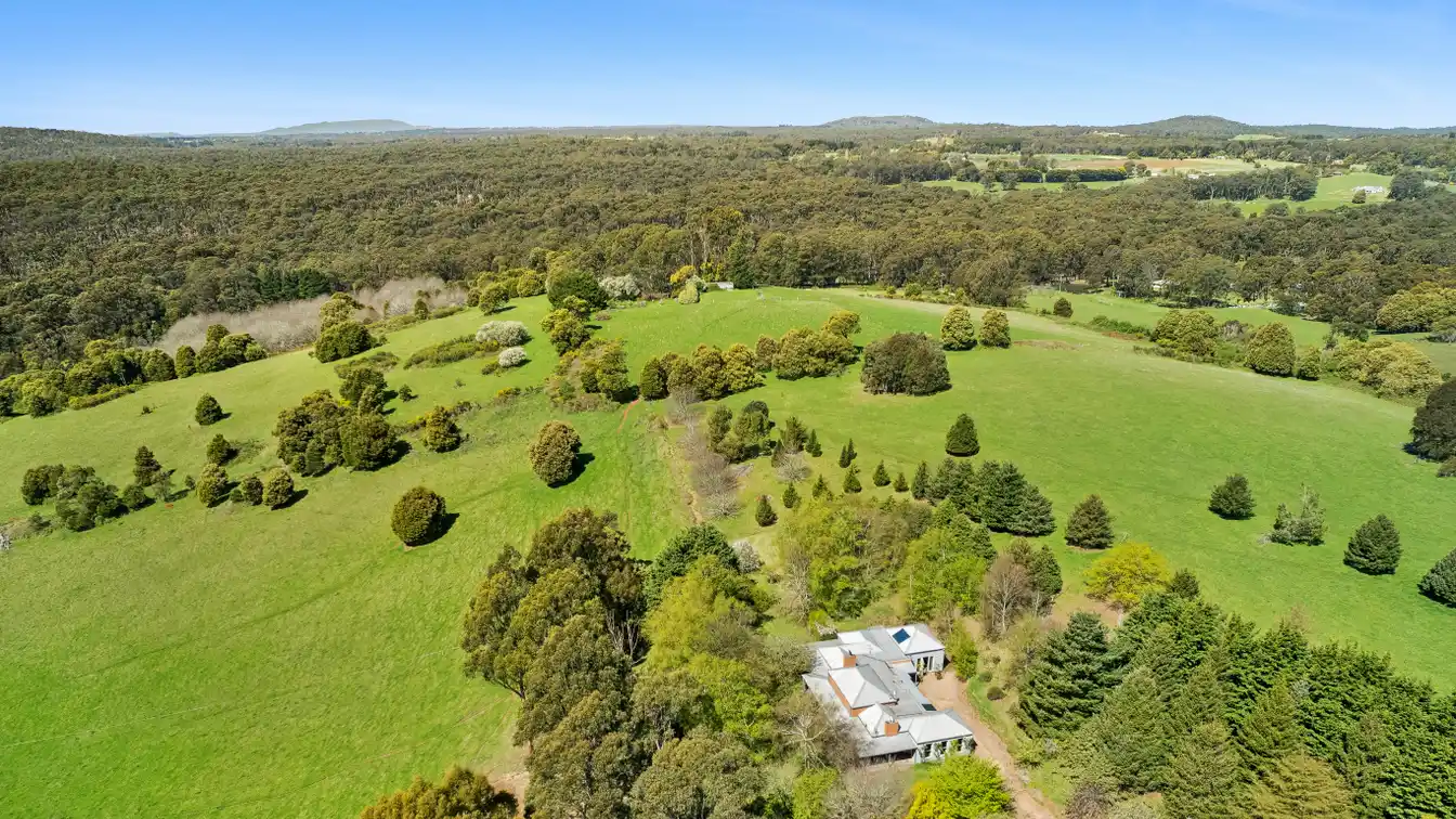 Country Living Set Against a Breathtaking Backdrop
