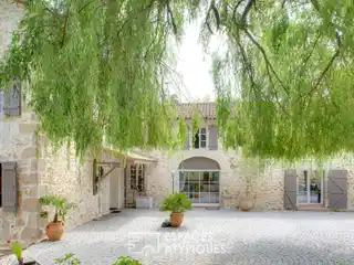 Historic Estate with Pool in Wooded Park