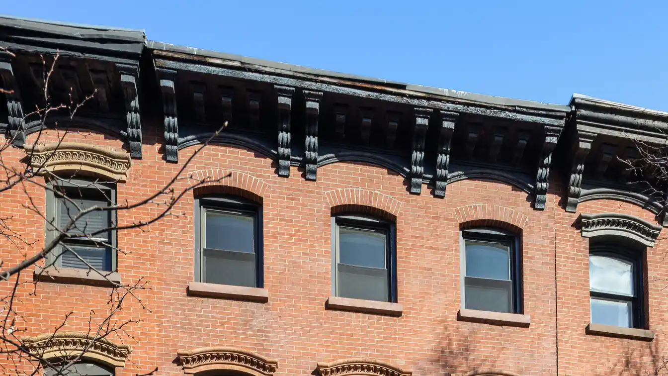 Brick Federal Townhouse in Clinton Hill
