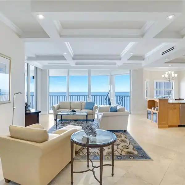 GULF-FRONT ELEGANCE WITH PANORAMIC WATER VIEWS