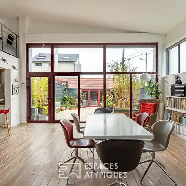 FORMER WORKSHOP TRANSFORMED INTO BEAUTIFUL LOFT HOME