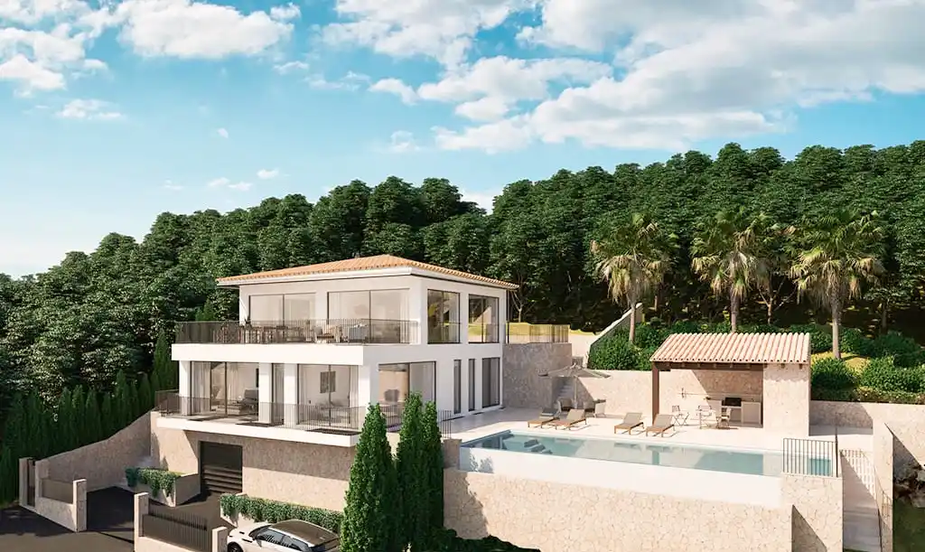 Newly Built Villa with Panoramic Views in Galilea