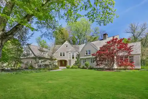 Traditional Connecticut Shingle Style with a Modern Interior