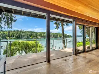 Waterfront Mid-Century Modern Residence