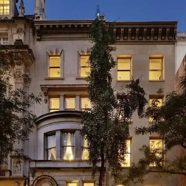 TWO SIDE-BY-SIDE MAGNIFICENT LIMESTONE TOWNHOUSES