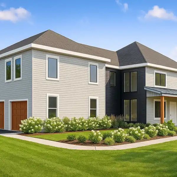 TO BE BUILT TRANSITIONAL MODERN FARMHOUSE