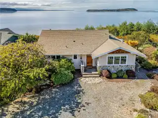 Thoughtfully Remodeled Waterfront Cape George Home