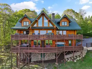 Stunning Full Canadian Log Home