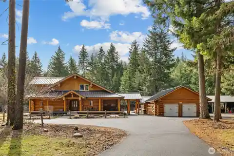 Log Home on Six Acres