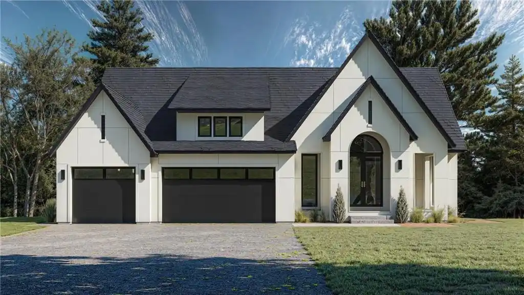Modern European Style Rambler Home