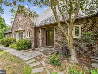 Storybook Tudor on a Large Corner Lot