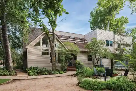 Eclectic West University Contemporary Style Home