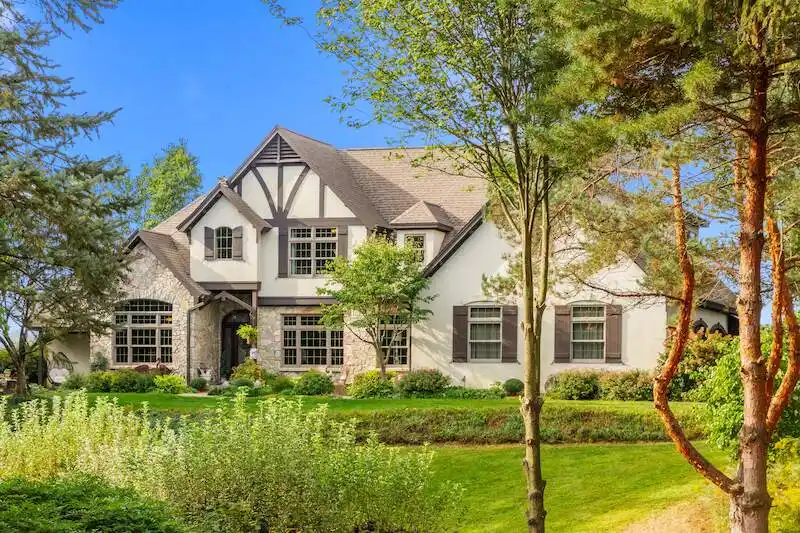 European-style  Residence on Eight Wooded Acres