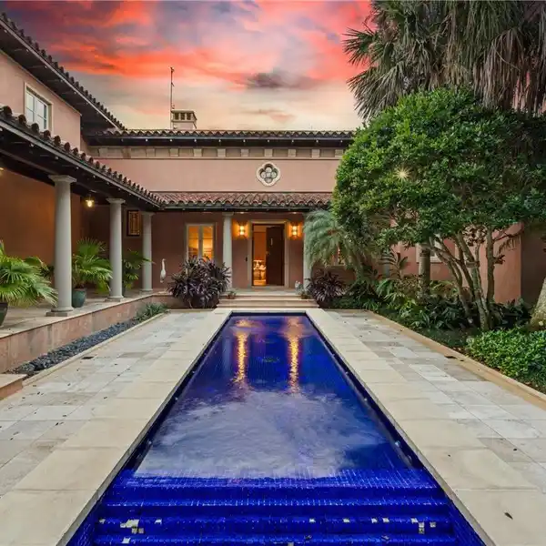 OLD FLORIDA AMBIENCE WITH A MIZNER-STYLE HOME