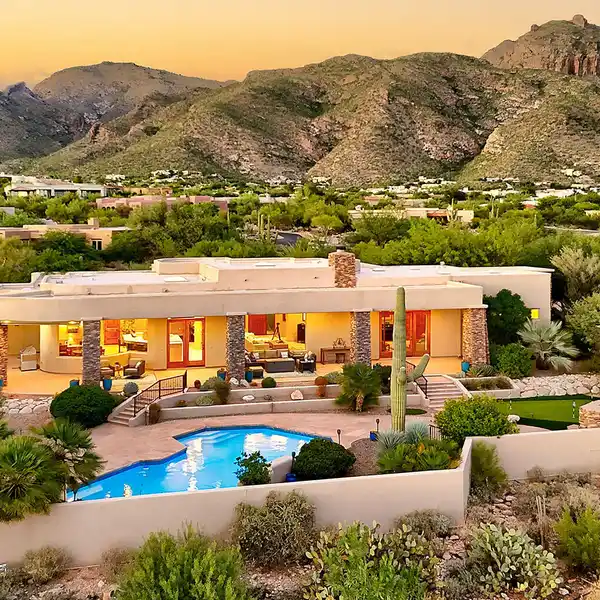 SOPHISTICATED LIVING IN GUARD-GATED PIMA CANYON WITH MOUNTAIN PANORAMAS
