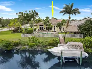 Impressive Waterfront Pool Home