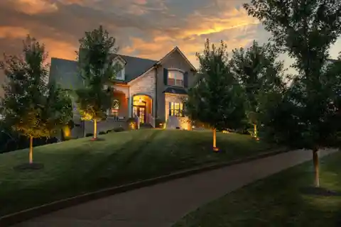 Storybook Hilltop Home Backing to Green Space