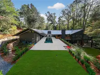 One-Of-A-Kind Modern Retreat on Just Under Two Acres