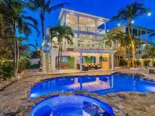 One-of-a-kind Key West Style Waterfront Beach Home