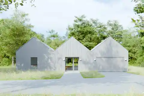 Contemporary Escape on 3 Wooded Acres