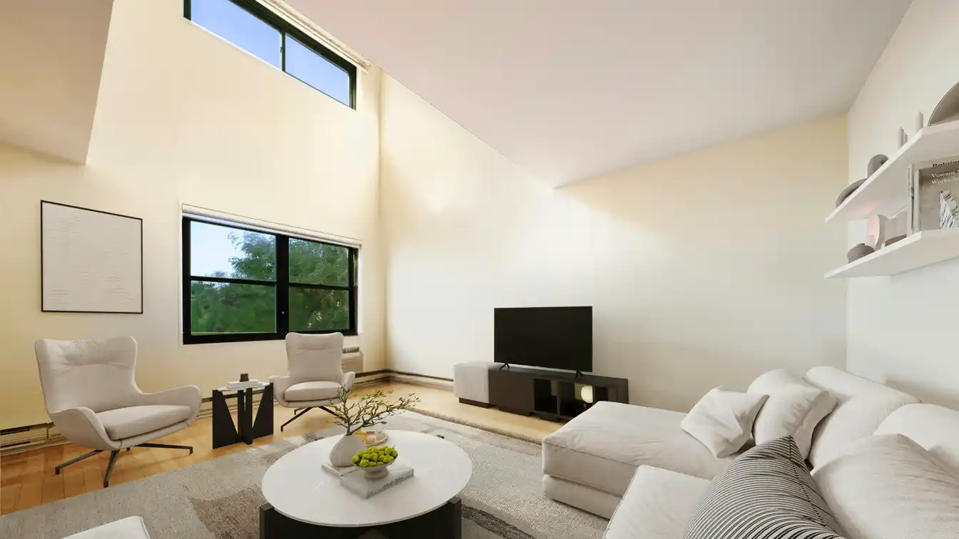Bright and Dramatic Three-bedroom Home