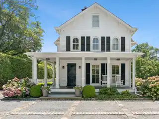 Gated Hamptons Retreat with Pool and Pool House