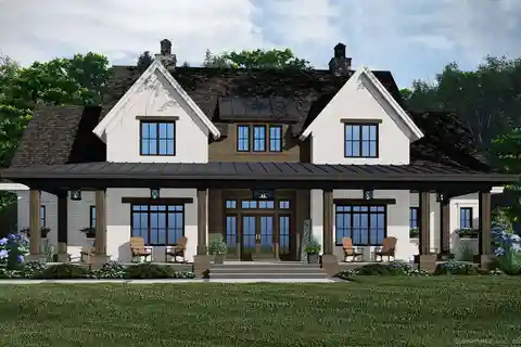 To Be Built Modern Farmhouse