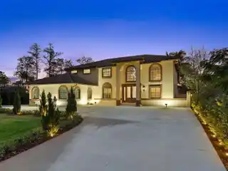 Grand Estate Featuring Spiral Staircase