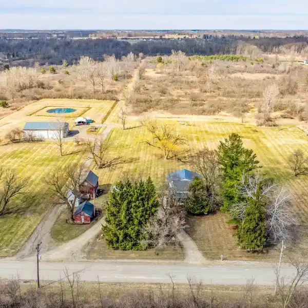 FARMHOUSE AND OUTBUILDINGS ON 46 ACRES