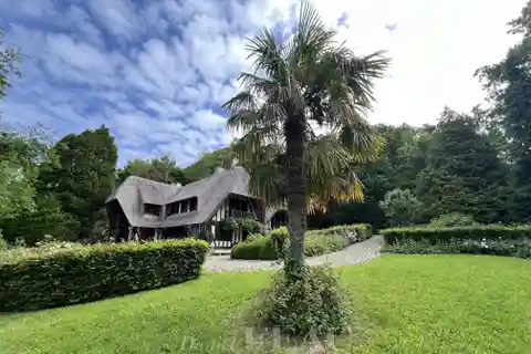 Thatched Cottage in a Lush Setting
