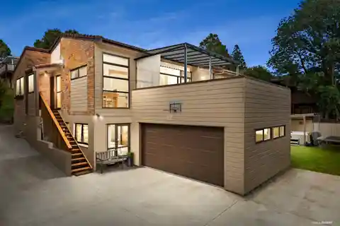 Elevated Family Retreat with Expansive Sunlit Decks