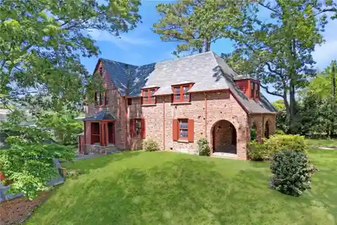 Iconic Red Brick House on the Hill