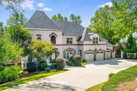 French Provincial Estate on Private Sandy Springs Acreage