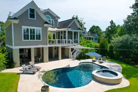 Stunning Custom Home in Private Darrell Creek Cul-De-Sac