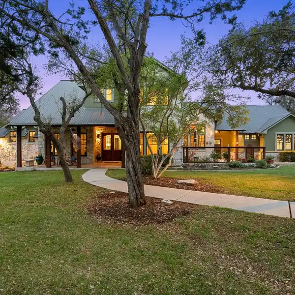 STYLISH INTERIORS MEET SERENE HILL COUNTRY VIEWS