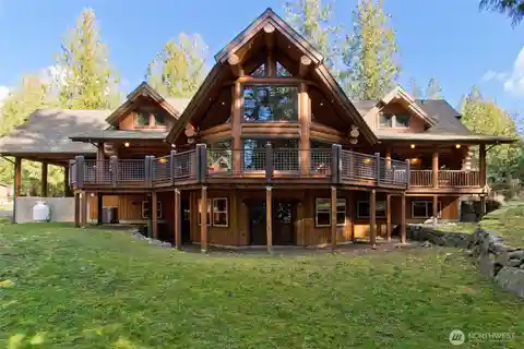Unparalleled Spanning Custom Built Luxury Log Home