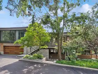 Sleek Mid-Century Modern Home on a Lush Lot