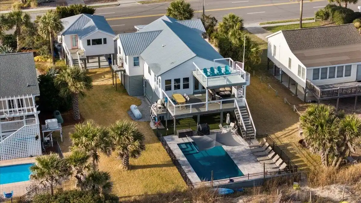 Beachfront Cottage with Rare Guest House
