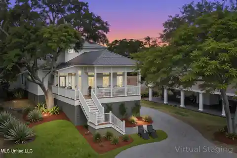 Custom Coastal Elegance with Bayou and Beach Views
