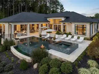 Exquisite Modern Transitional Lakeside Home