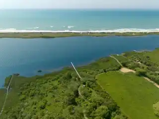 Waterfront Retreat with Panoramic Views and Private Beach