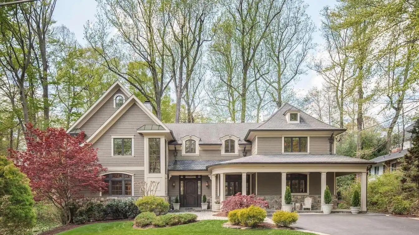 Custom Estate Nestled in Wooded Tranquility