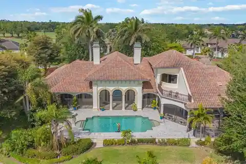 Custom Estate on a Prime Golf Lakefront Lot