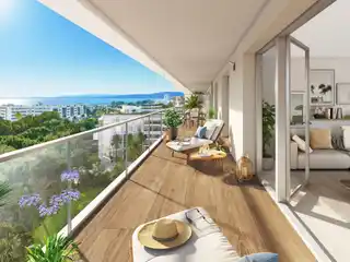 Three Bedroom Condo with Long Balcony