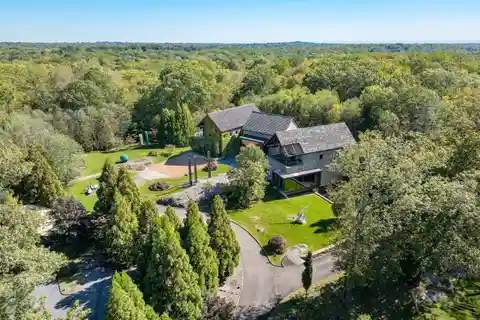 One-Of-A-Kind Stone and Glass Residence